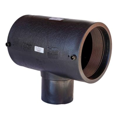 Reducerat Elsvets T-rör d125-63mm för PE-rör - Gavatec ETER