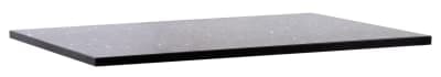 Ariella Bänkskiva 60 cm Svart Matt i Kvartskomposit utan hål