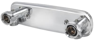 Vatette Blandarfäste 160cc för utanpåliggande rördragning i förkromad mässing