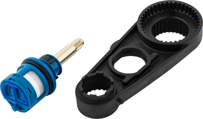 Keramiskt överstycke för badkarsblandare, FM Mattsson Mora, reversibelt