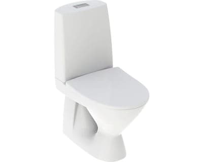 IFÖ Pala WC-stol med mjuk sits, limmat, vit, 420 mm sitthöjd S-LÅs