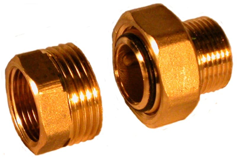 Cimberio CIM 13220 G25 Rak koppling - Mässing, DN25 - RSK 4501949