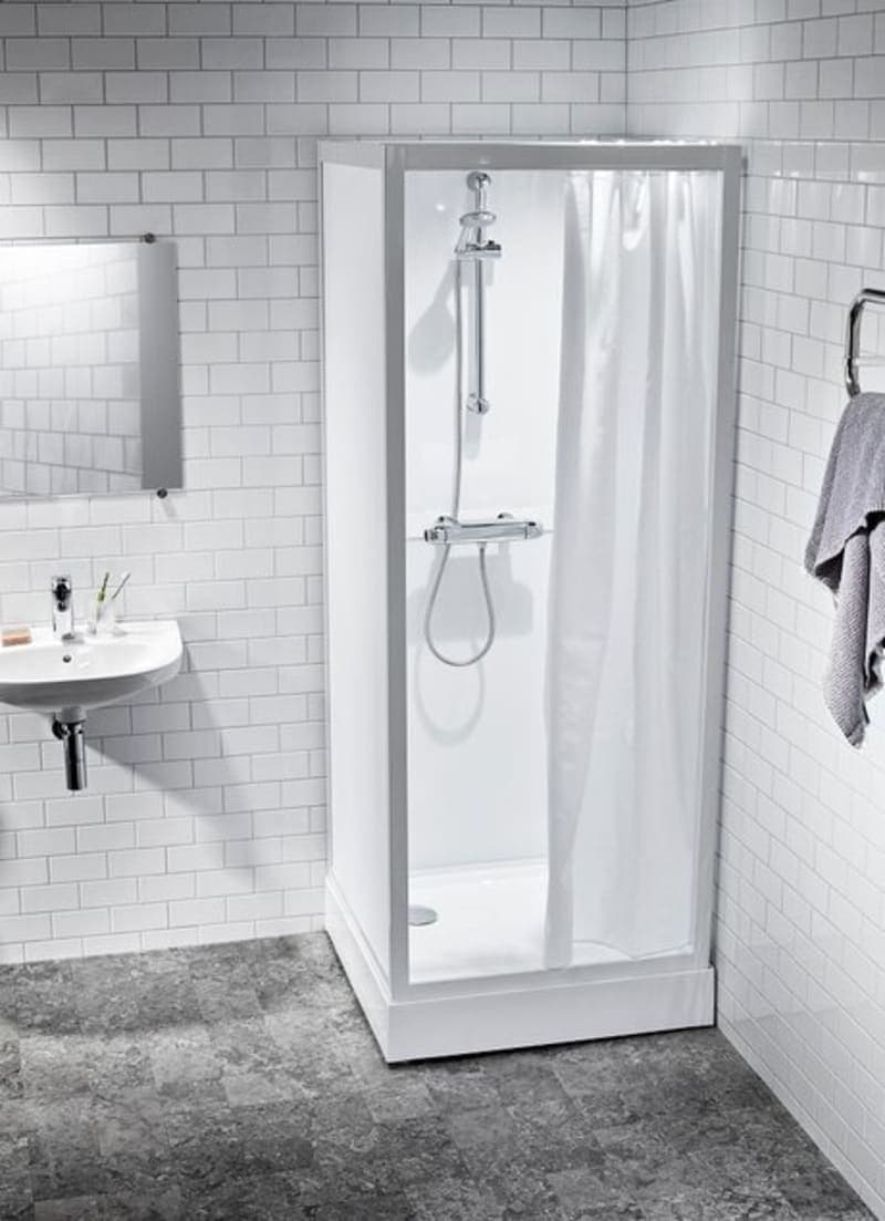 Alterna Basic 80 Duschkabin - Kompakt Design - RSK 7365824