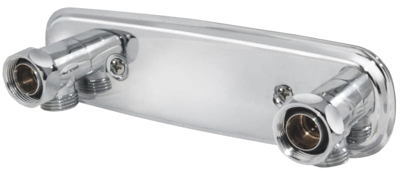 Vatette Blandarfäste 160 cc för synlig rördragning, förkromad mässing