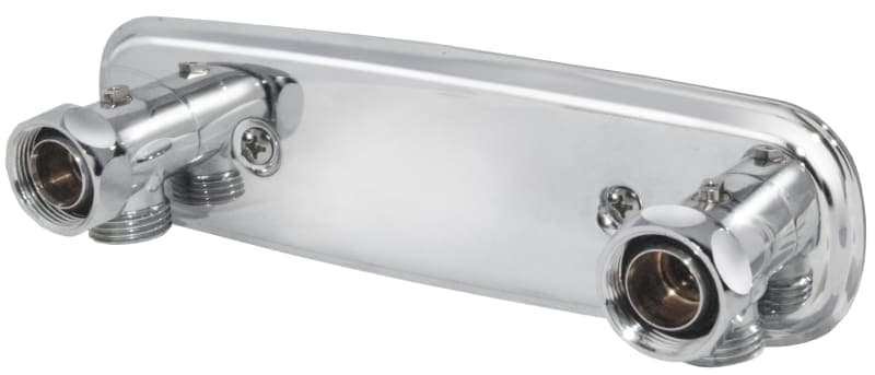 Vatette Blandarfäste 160cc för utanpåliggande rördragning i förkromad mässing