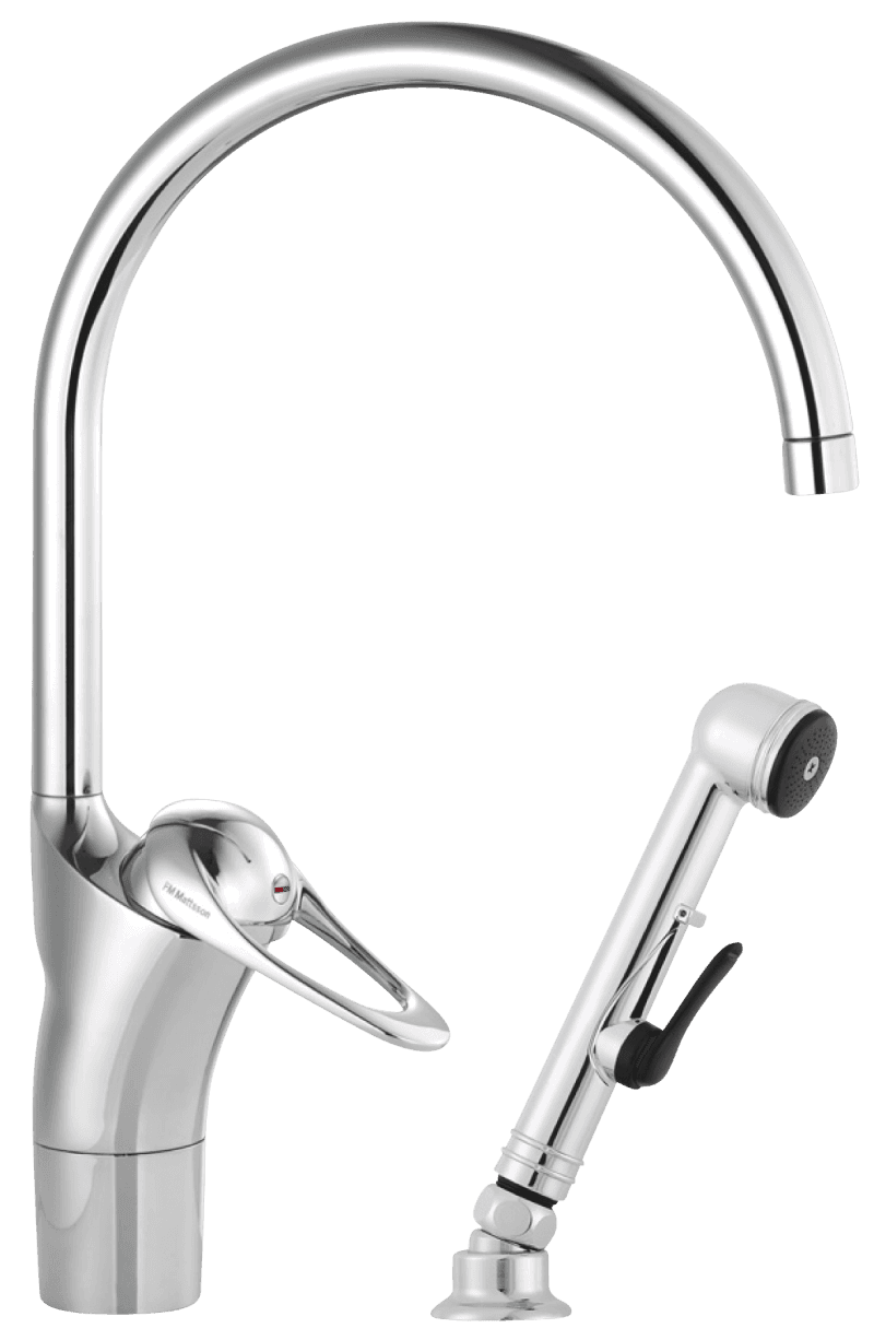 FM Mattsson 9000E II Köksblandare med Självstängande Handdusch - Kallstart & Eco Flow - RSK 8308881