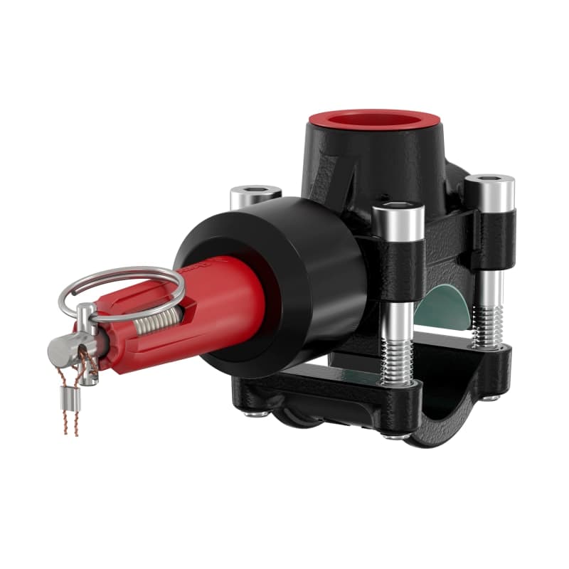 T-plus typ 10 koppling i gjutjärn för stålrör 32xRp25, väggtjocklek 2,0-4,05mm