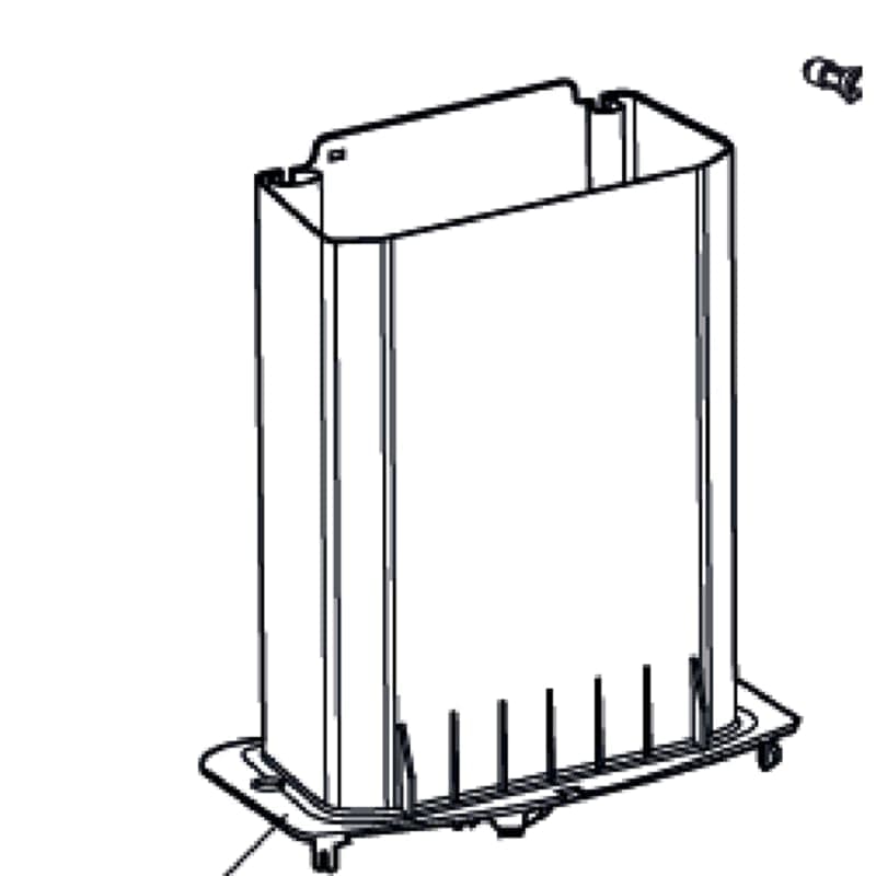 IDO Glow innercistern för WC, vit, 345x185x380mm, plast