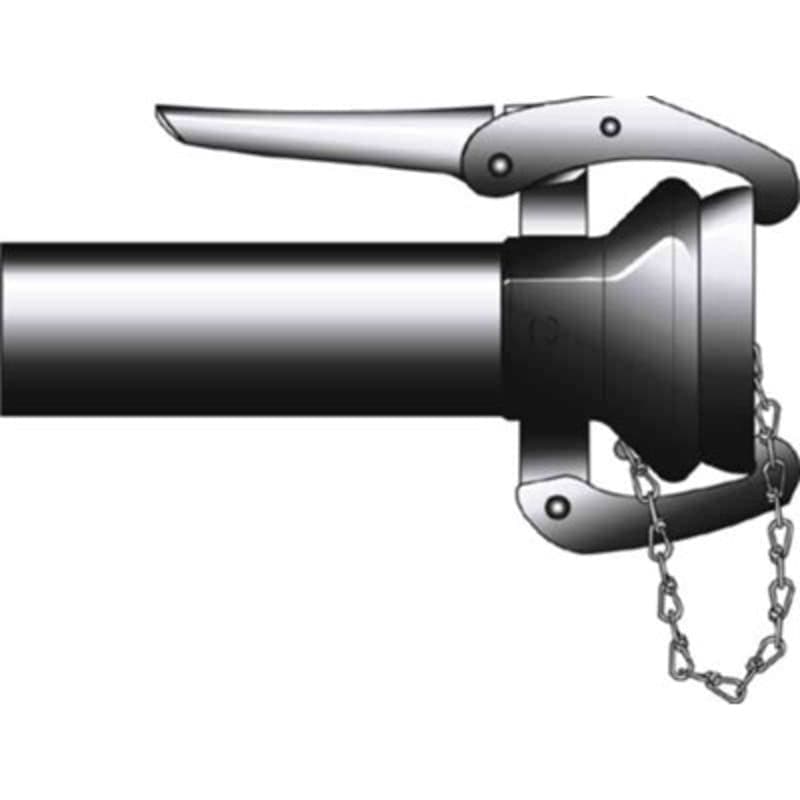 Slamsugningskoppling modell 42 DN80 med lock, kedja och hävarm, 5619911
