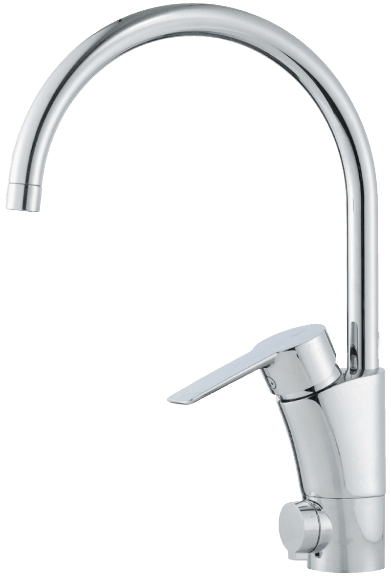 Mora Cera K5 köksblandare - Förkromad, energisparande med högpip och diskmaskinsavstängning