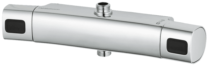 FM Mattsson Siljan Termostat Duschblandare med Eco-stopp och säkerhetsspärr 38°