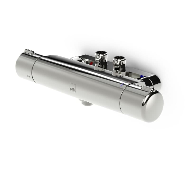 Oras Nova Duschblandare Termostat med säkerhetsspärr och Ecoflödeskontroll