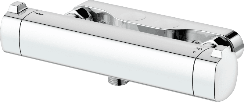 FM Mattsson Viskan Duschblandare Termostat 160 c/c Förkromad Mässing