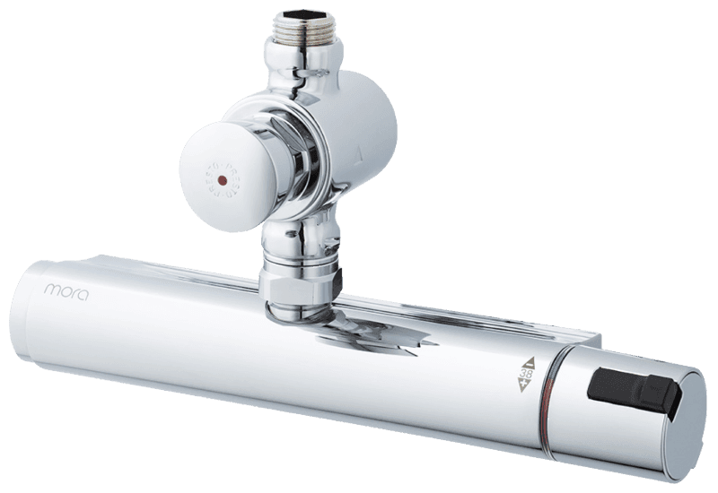 Mora Cera Duschblandare med Termostat och Återströmningsskydd, Krom