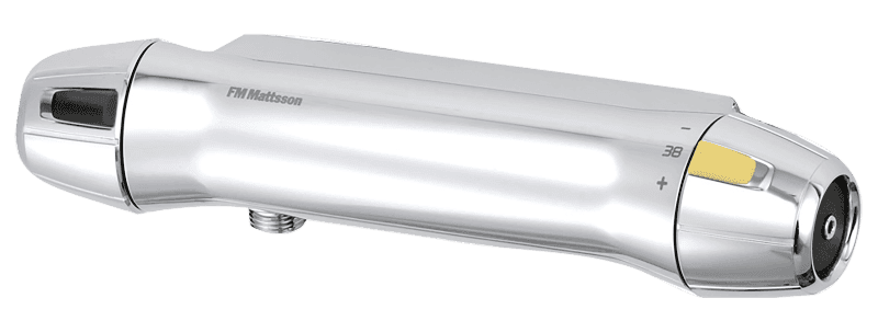 FM Mattsson 9000E Termostat Duschblandare med Legionellagenomspolning, Krom