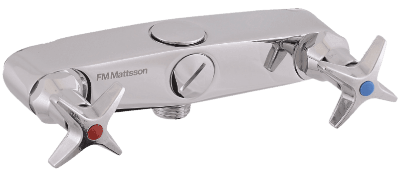 FM Mattsson Rogen 2-grepps duschblandare förkromad, 150 c/c, G20