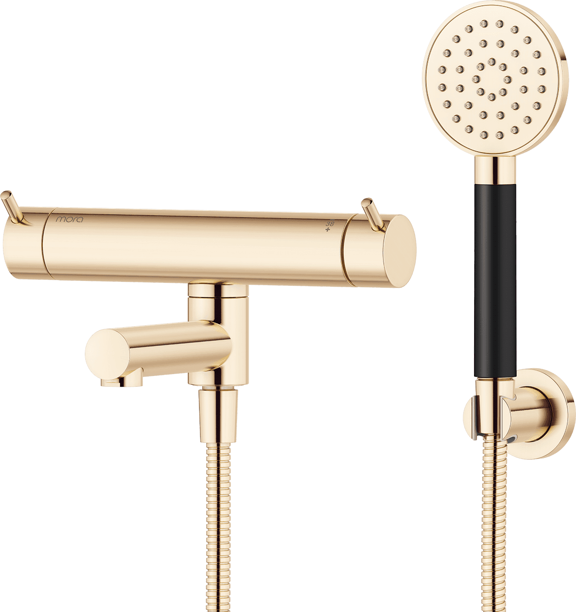 Mora FM Mattsson INXX II Badkarsblandare Termostat 1750mm Polerad - RSK 8362157