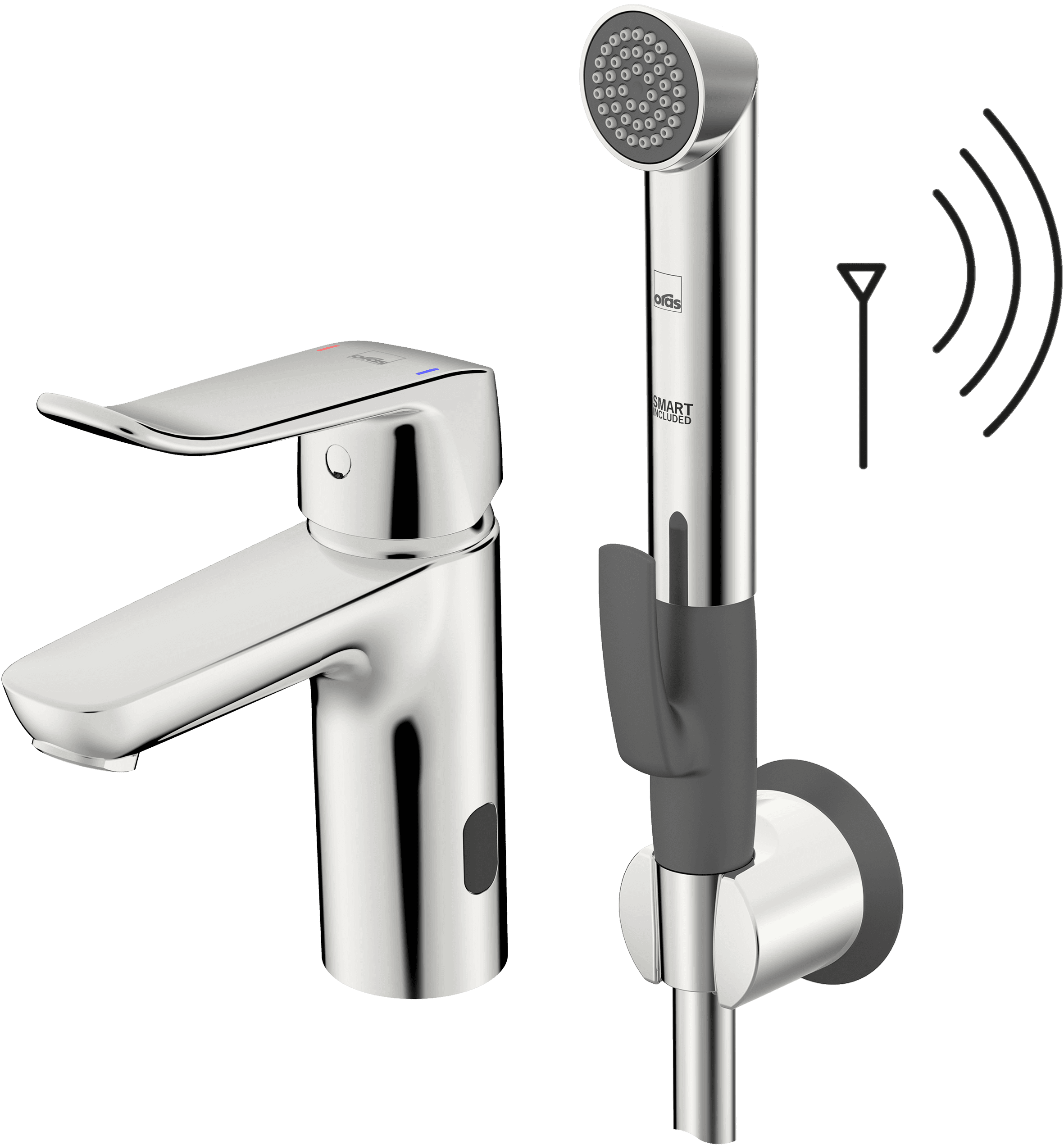 Oras Care Tvättställsblandare 63 cm Beröringsfri Krom - RSK 8430072