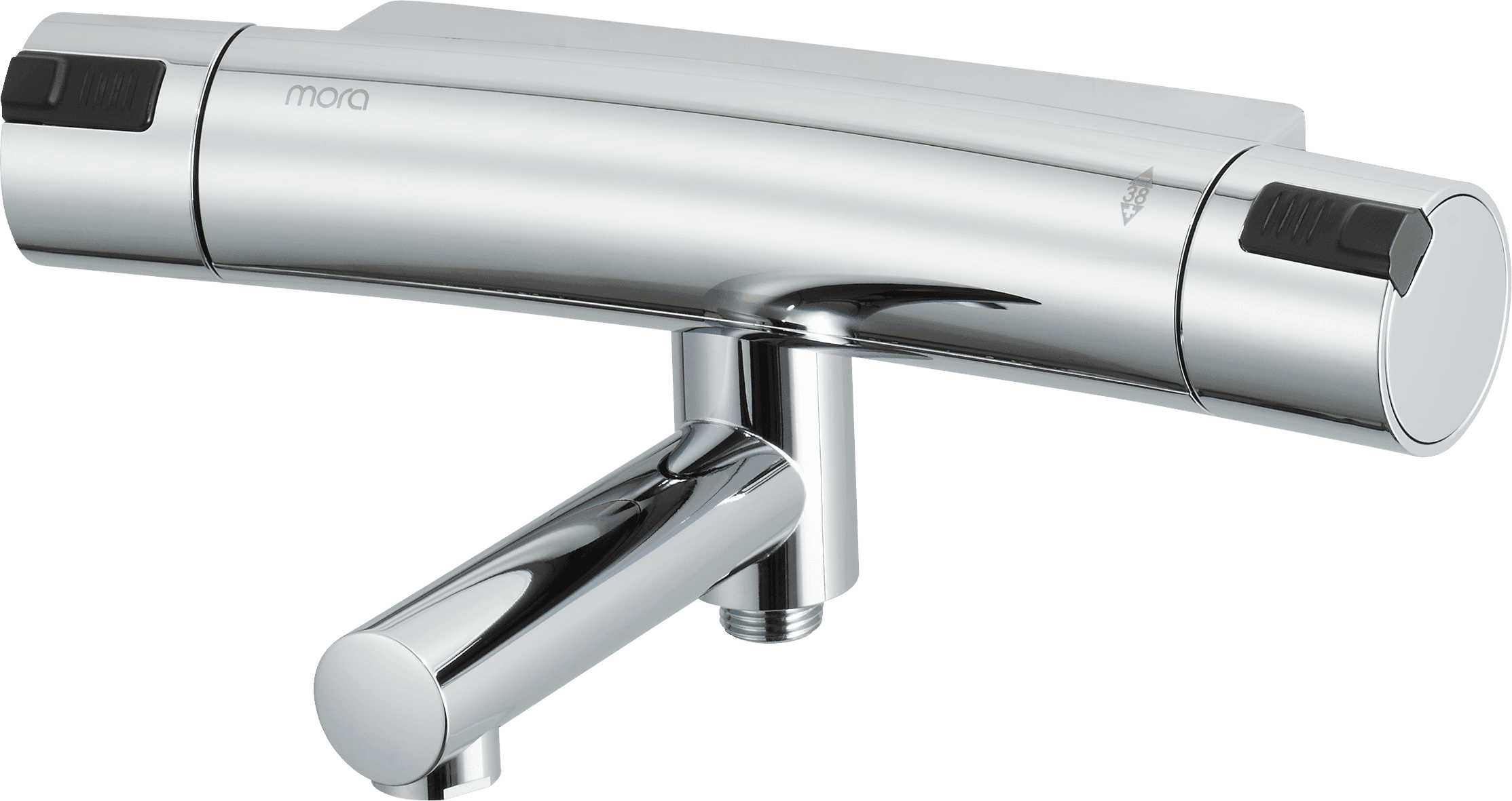 Mora FM Mattsson MMIX T5 Badkarsblandare Termostat Krom - RSK 8344029