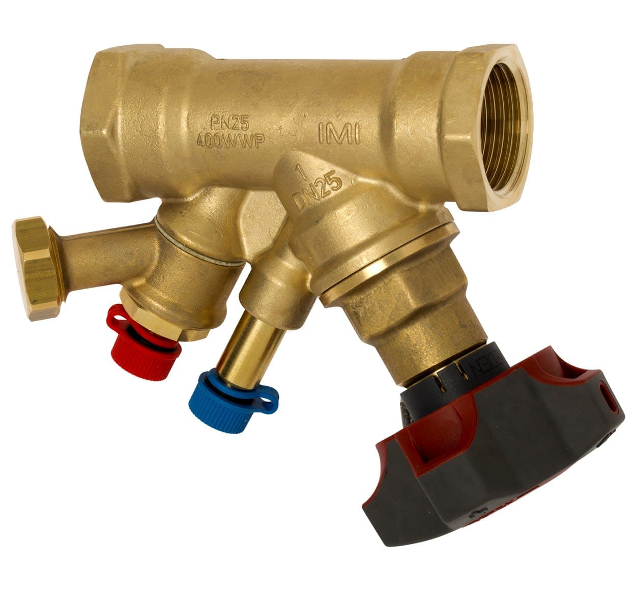 IMI Pneumatex STAD DN25 - Kulventil med Avtappning | Ventiler Injusteringsventil | RSK 4889981