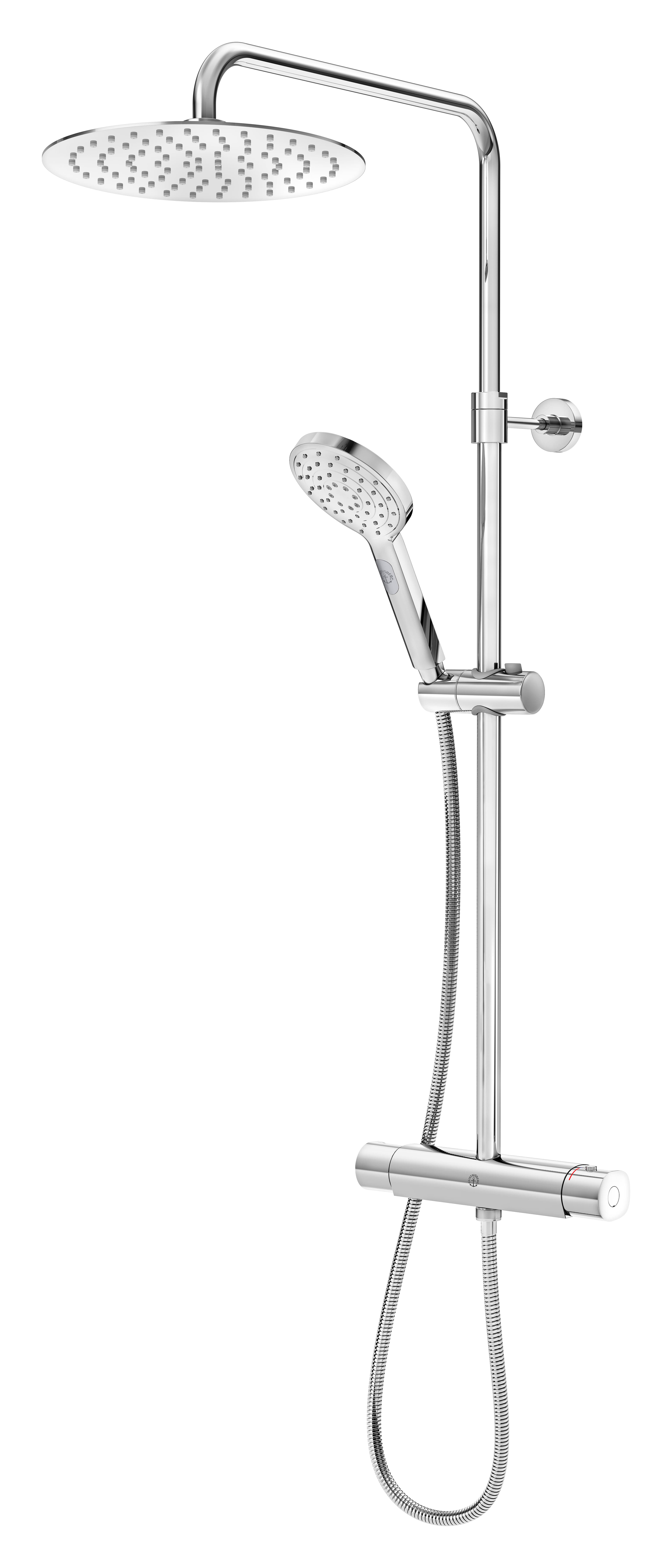 Gustavsberg Atlantic Takdusch 625x280x1165 mm Krom Termostat - RSK 8283046