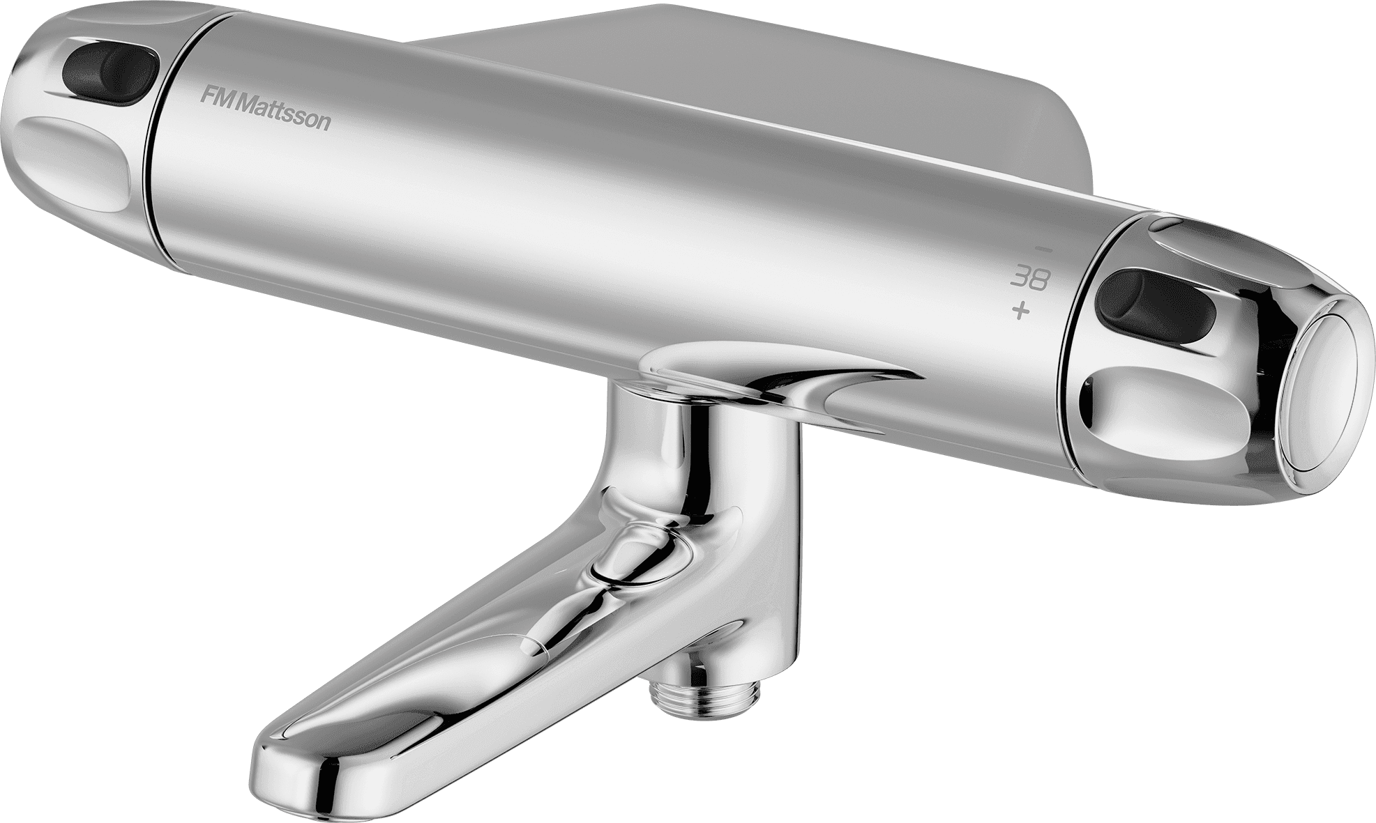 FM Mattsson 9000XE Badkarsblandare Termostat Krom Blyfri - RSK 8362229