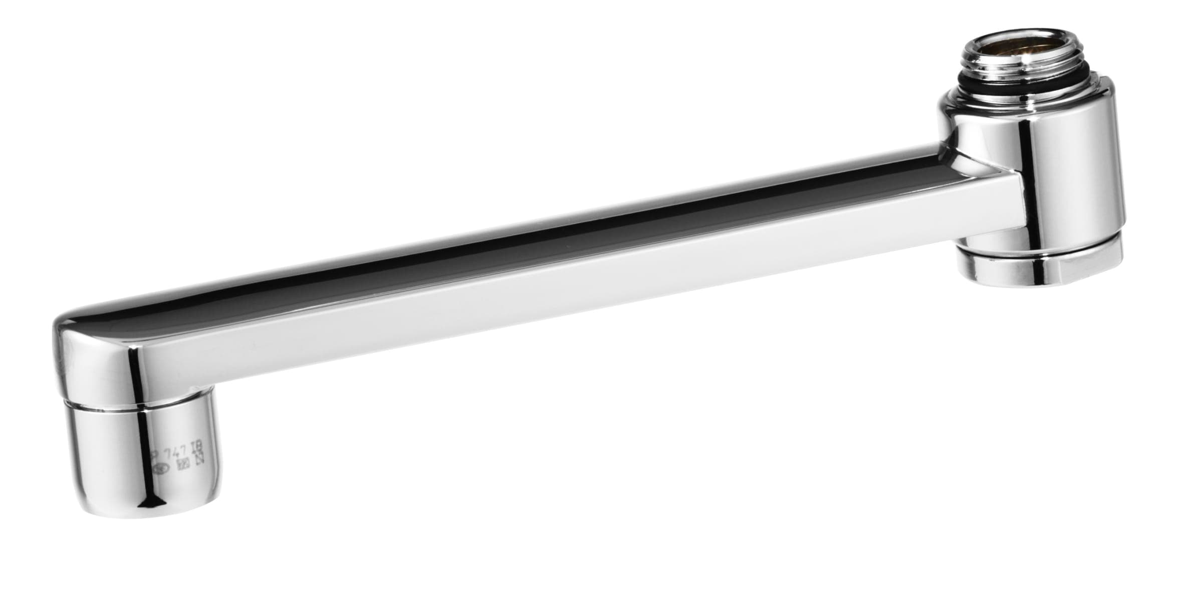 Gustavsberg Utloppspip 350mm Förkromad Mässing - RSK 8303551