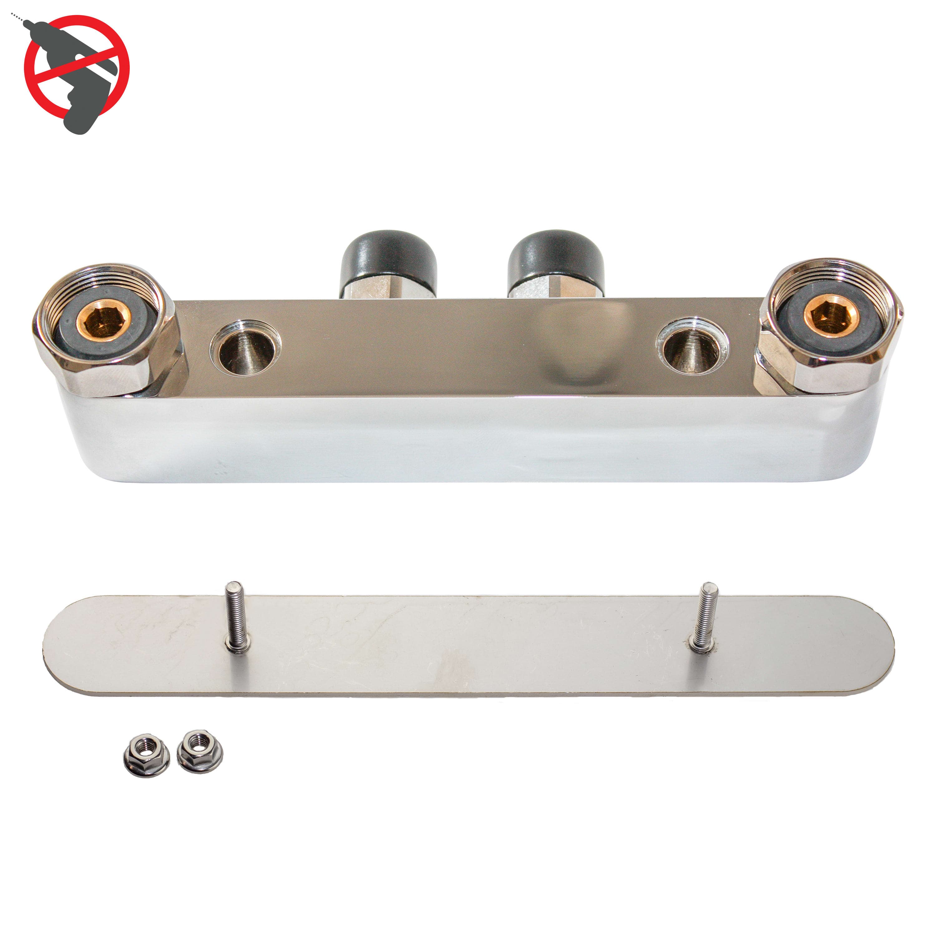 Design4Bath Montagebricka Blandarfäste - Enkel Installation - RSK 8740112