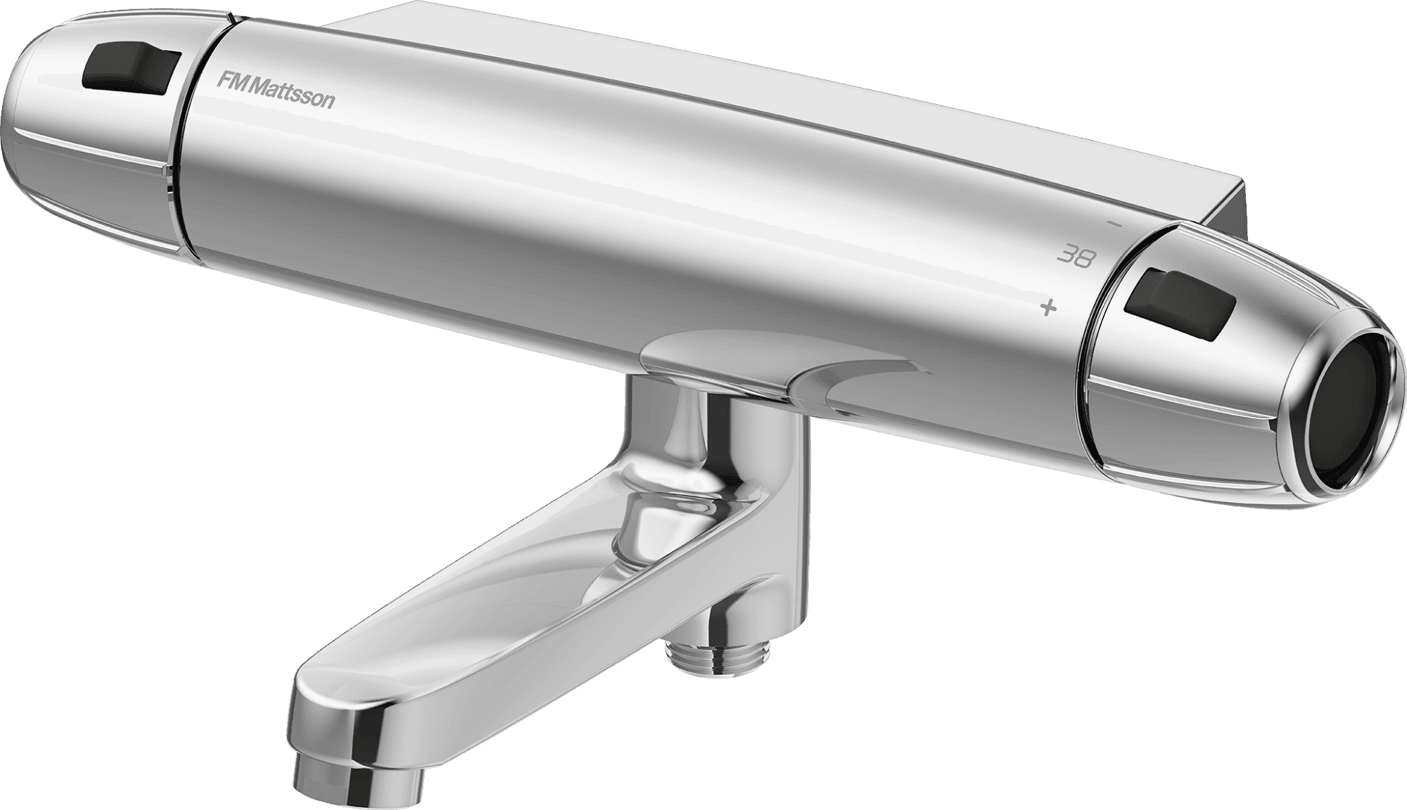 FM Mattsson 9000E II Termostatblandare 150 mm Krom - RSK 8343254