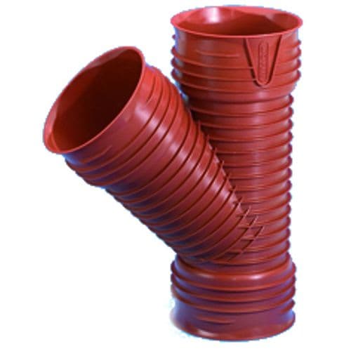 WAVIN PP Rib Grenrör 45° 200 mm - Avloppslösning - RSK 2354148