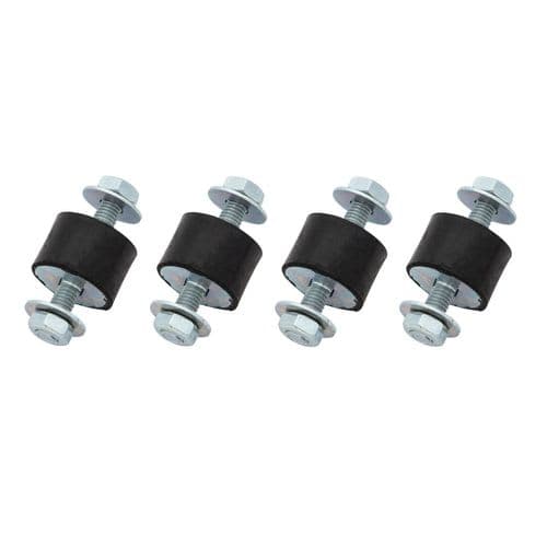 ALTECH Vibrationsdämpare 4-pack 30-60 kg - Cylindrisk Gummi - K5212350