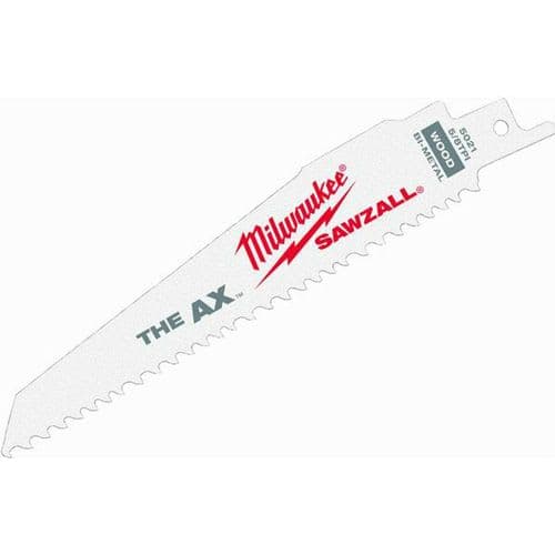 Milwaukee Tigersågblad AX 300/TPI 5/8, 5-pack, extra tjockt för trä och gips