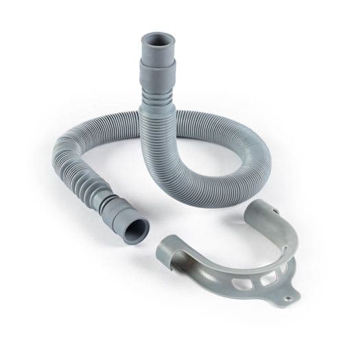 CARAT Avloppslang Töjbar 2M – Flexibel för disk och tvättmaskin med bygel